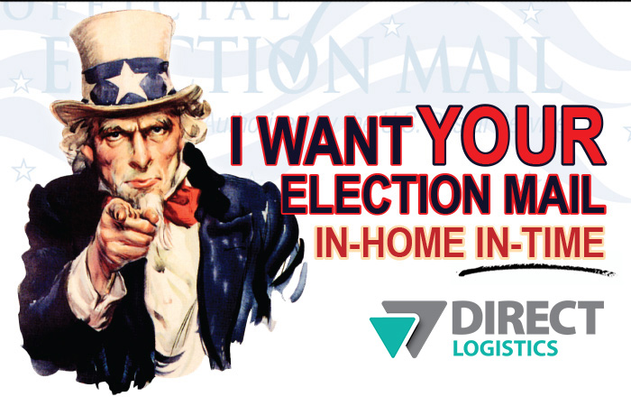 Direct Logistics provides fast, economical LTL drop-shipping for time-critical political and election mail