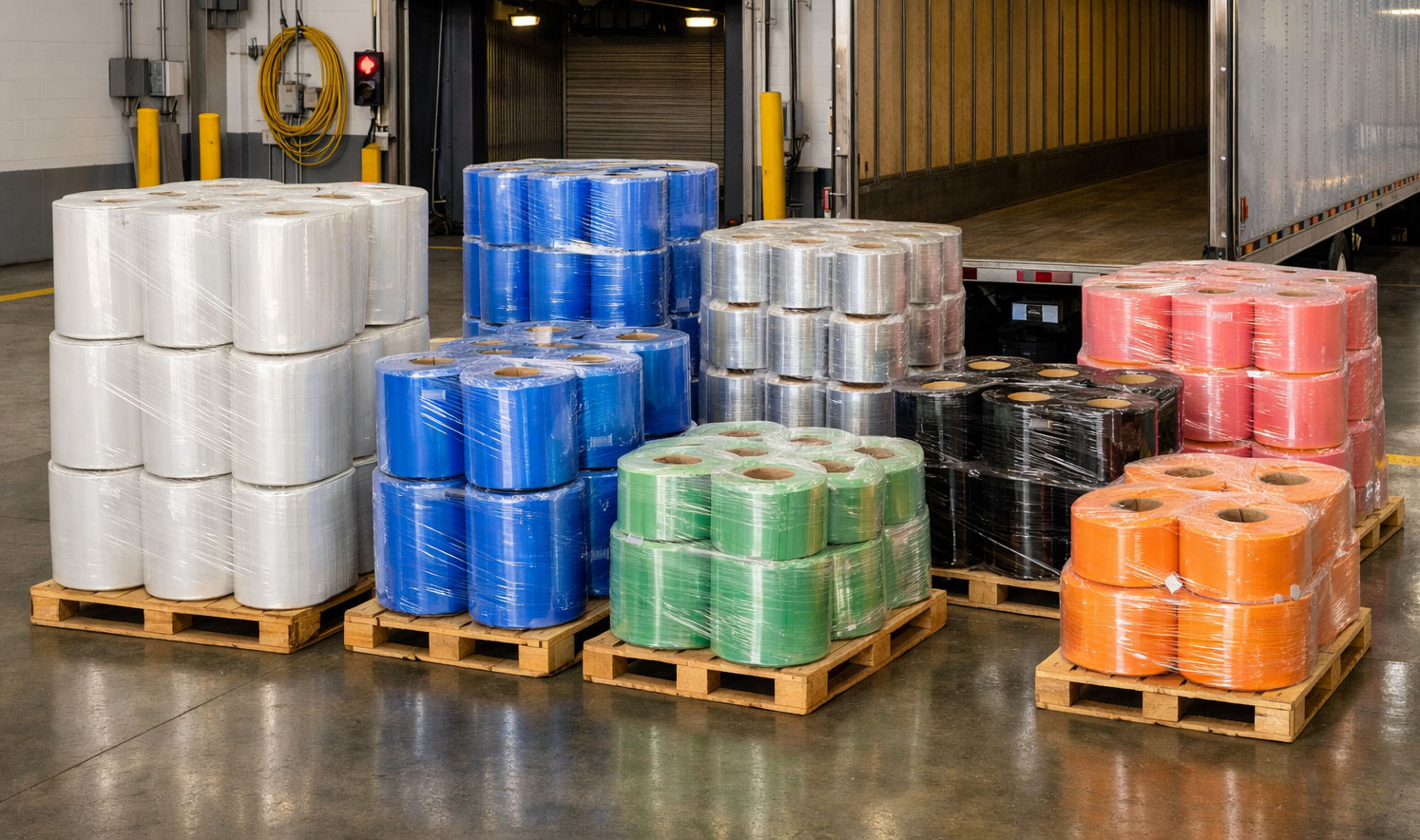 Direct Logistics ships industrial plastic film roll stock cheaper and faster! Direct Logistics ships industrial plastic film roll stock cheaper and faster!