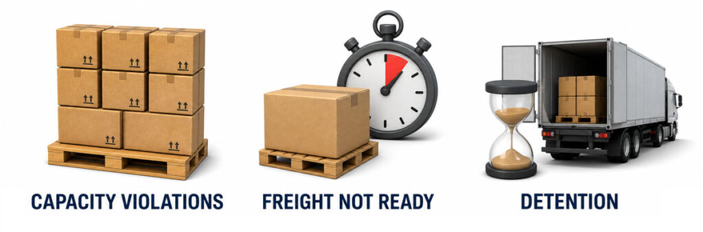 Direct Logistics - 3 conditions that cause freight penalties and fees